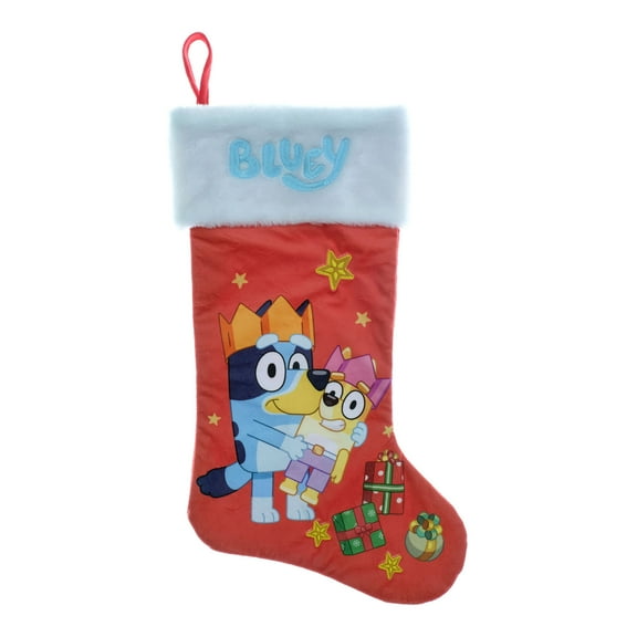 20 Inch Bluey Christmas Stocking by Ruz