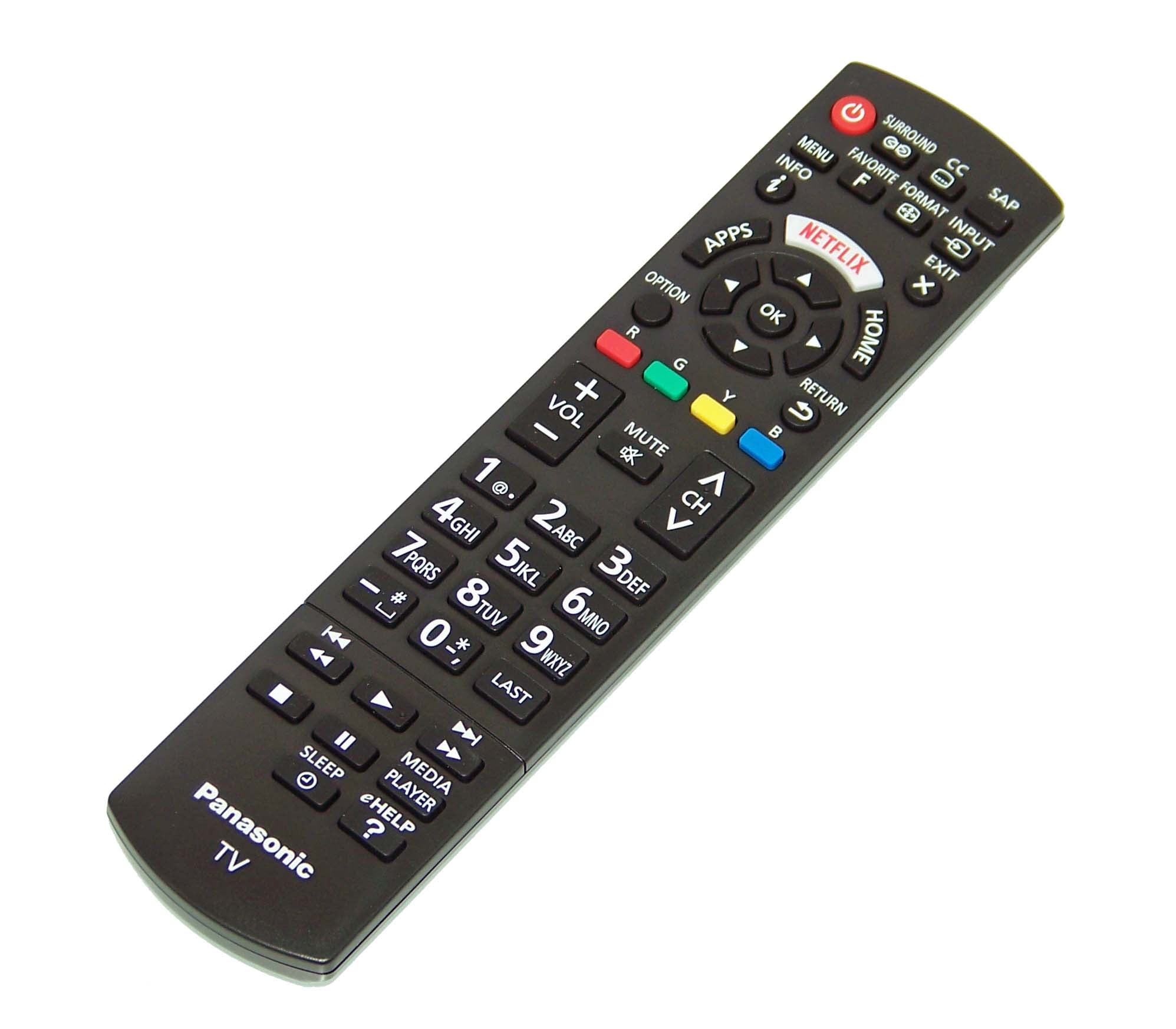 Panasonic Remote Control Originally Shipped With TC55CS540C, TC-55CS540C, TC55CX850U, TC