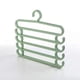 thumbnail image 4 of Perchero de 5 niveles para pantalones | Organizador Multicapa | Diseño de clip plástico resistente | Almacenamiento colgante para armarios que ahorran espacio | Ajusta pantalones, cinturones y, 4 of 6