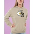 thumbnail image 2 of Be Kind Daisy Hoodie Women -Image by Shutterstock, Female Large, 2 of 4
