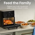 thumbnail image 5 of Chefman 14-Quart Multifunctional Air Fryer+ with 5 Cooking Functions – Black, 5 of 10