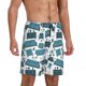 thumbnail image 2 of Balery Modern Furniture Pantalones cortos de pijama de punto de algodón para hombre con cinturilla y bolsillos-Medium, 2 of 6