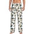 thumbnail image 2 of Kdxio Cute Bunny Print Men's Sleep Pajama Pant Lounge Pants with Pockets, 2 of 8