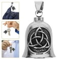 thumbnail image 2 of Campana de la suerte para bicicleta, motocicleta, llavero decorativo de metal con colgante, 2 of 8