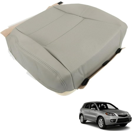 LABLT Seat Cover Driver Bottom Gray Leather Replacement for 2007-2012 Acura