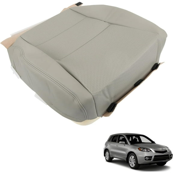 LABLT Seat Cover Driver Bottom Gray Leather Replacement for 2007-2012 Acura