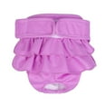 thumbnail image 3 of ievspot 1 Pcs Pet Soft Washable Female Diapers Adjustable Female Dog Diapers Reusable Doggy Diapers, 3 of 5