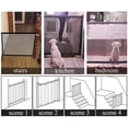 thumbnail image 5 of Rejilla para puerta, cerca para perros, cerca de gasa para bebés y mascotas, instalación plegable portátil 1,1 m * 72 cm JM, 5 of 5