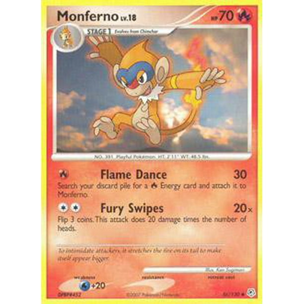 Pokemon Diamond Pearl Monferno 56 Walmart Com Walmart Com