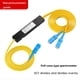 thumbnail image 2 of Divisor de Fibra Óptica SC/UPC 1/2, Divisor de Fibra Óptica de de Cerdo, Acoplador de Doble Ventana para Sistemas de Comunicación por Fibra., 2 of 5