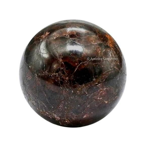 Garnet Crystal Ball Sphere 1" Inches
