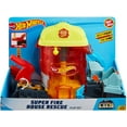 thumbnail image 6 of Hot Wheels City Super City Fire House Rescue Play Set Themed Play Set Connection System Ages 3 Years to 8, 6 of 6