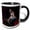 Black/White, variant on 3drose, the Tango Dance, 11oz Two-tone Red Mug