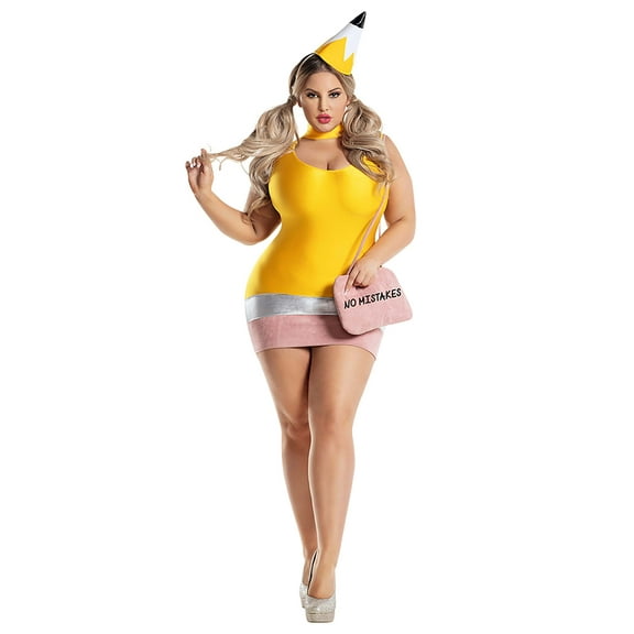 Women's Sexy Plus Size Pretty Pencil Costume