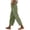 1-4-Army Green, variant on Wide Leg Linen Pants for Women High Waist High Waist High Rise Elastic Waist Casual Slim Fit Linen Long Pant Slim High Solid Color Sports Cotton And Pants for Everyday Wear Running Work White L