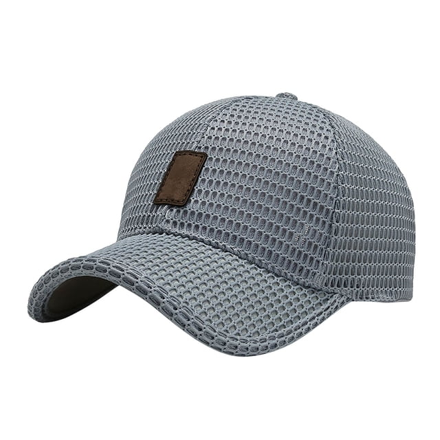 Men's Summer Fashion Sun Hat - Outdoor Breathable Net Cap, Hand Washable, Polyester Material, Attractive Color Design