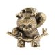 thumbnail image 2 of Adorno de panda de latón BLESIY Figura de panda Estatua en miniatura para coche con bambú, 2 of 8