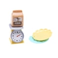 thumbnail image 2 of 4 Uds., escala 1/12, báscula de cocina en miniatura, platos para bolsas de , accesorios para muñecas, decoración para comedor, 2 of 9
