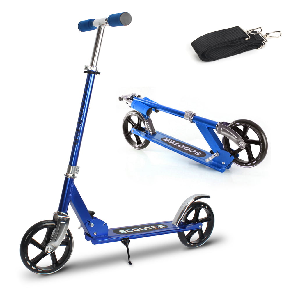 Details about   Youth Kick Scooter Height Adjustable Inflatable Tires Teens Ride On Wheels 5+