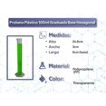 thumbnail image 2 of Probeta Plastico 100ml Graduada Base Hexagonal. Appcrom, 2 of 3