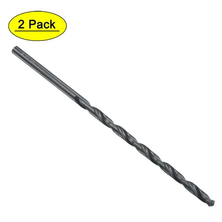 

Uxcell 4.2mm High Speed Steel Lengthen Straight Shank Twist Drill Bit Fully Ground Black Oxide 2 Pack