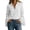 White, variant on Women's Bell Long Sleeve Shirts Lace V Neck Cotton Line T Shirt Casual Fashion Beach Vacation Blouses Lightweight Loose Solid Color Outfits
