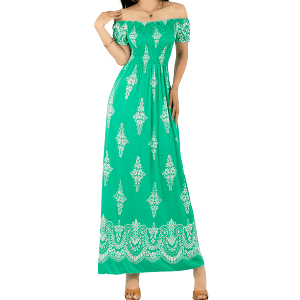 Vestido Maxi Casual Mujer Largo Cómodo Estilo Boho