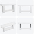 thumbnail image 4 of Bingirl Table d'Entrée Blanc Antique 1 Po, 160 cm, 4 of 4