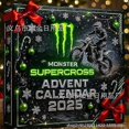 thumbnail image 1 of Motocross Advent Calendar 2025 - 24 Days Christmas Countdown Gift, Unique Gift for Motocross Lovers & Riders, 2D Acrylic Motorcycle Ornament, 1 of 3