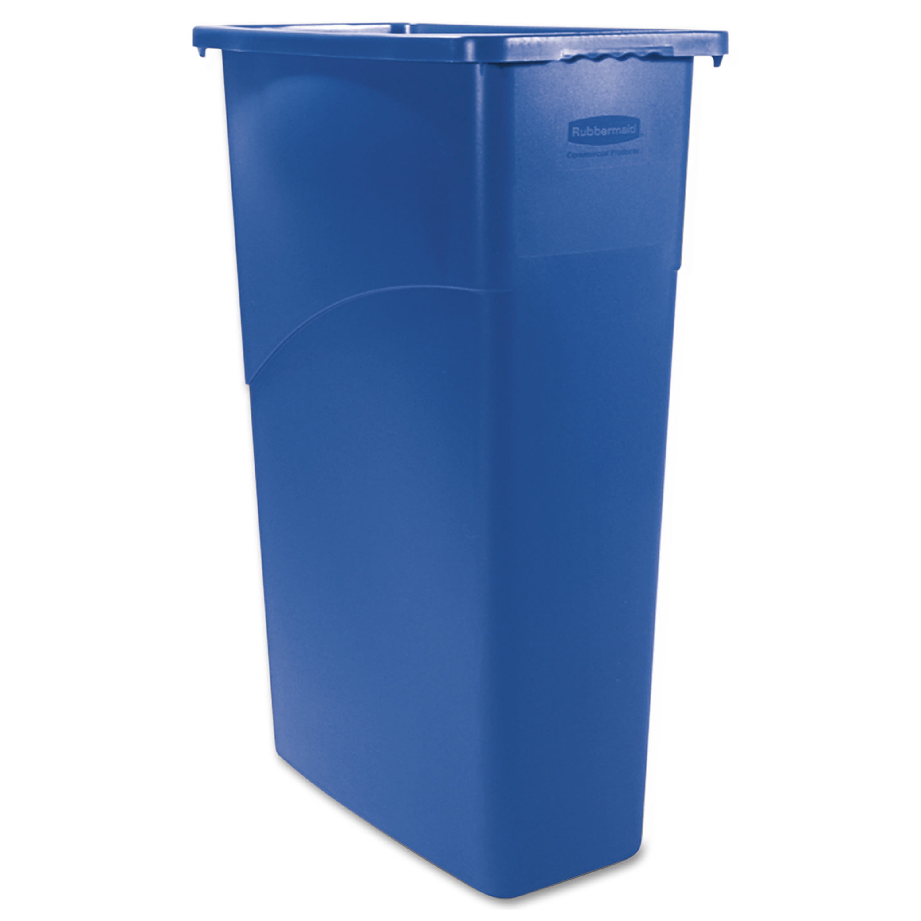 Rubbermaid Commercial Slim Jim Waste Container, Rectangular, Plastic