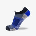 thumbnail image 5 of Cloud Cushion Running Socks (No Show) L / Black/Blue-3 Pairs, 5 of 11