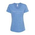 thumbnail image 2 of Jerzees T-Shirt Col en V en Jersey Snow Heather pour Femmes 88WV, 2 of 3
