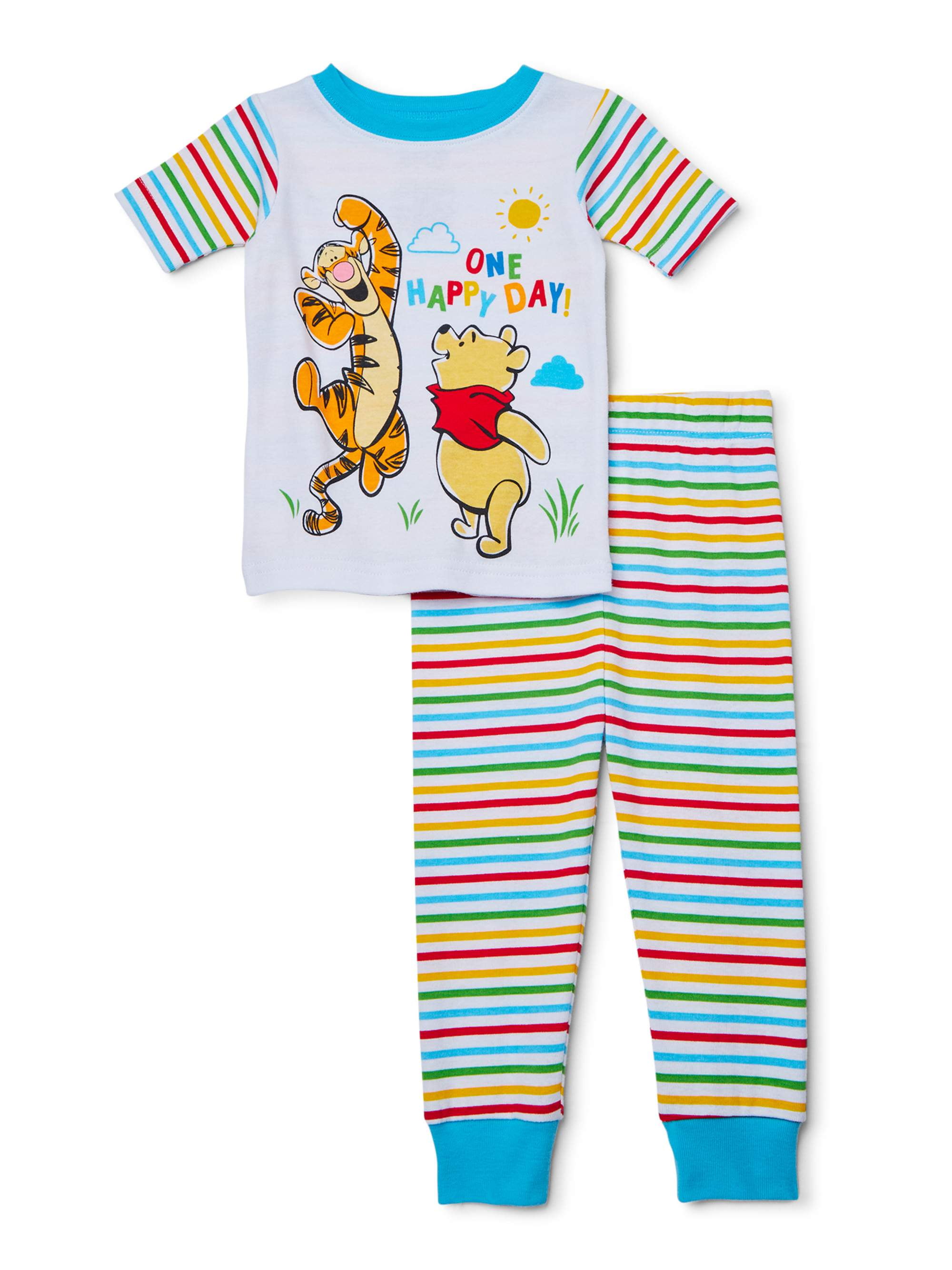 Disney Baby Boys Winnie The Pooh Pyjama 2 Pack Tigger Character 3-9 Months NEW 