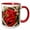 Red/White, variant on 3drose, Santa Fe, New Mexico, Usa. Farmers Market at the Railyard., 11oz Two-tone Yellow Mug