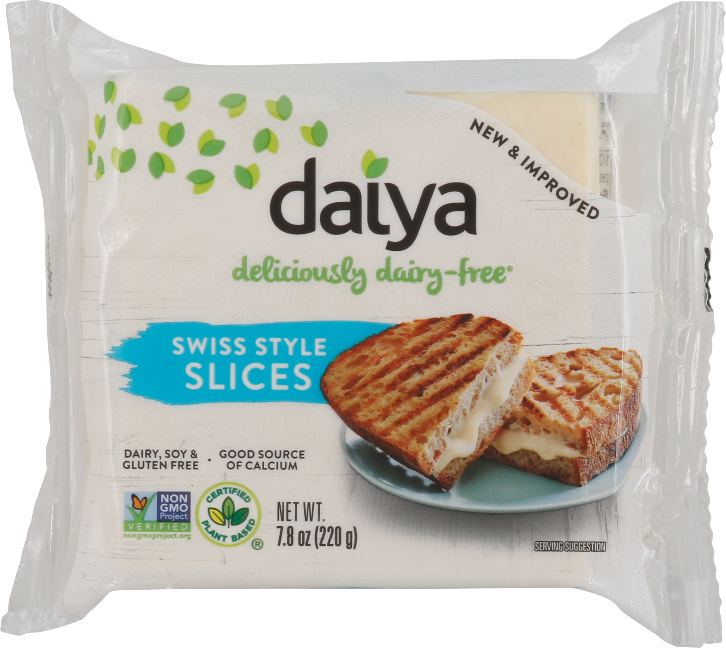 Daiya Sliced Deliciously DairyFree Swiss Style, 7.8 Oz.