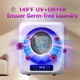 thumbnail image 4 of Holaki 850W, 1.5 cu. ft. Portable Compact Electric Laundry Dryer, Cloth Dryer, Stainless Steel Tub, UV Sterilizaiton,Digital Touch Panel, for Home/Apartment/Dorms, 4 of 6
