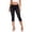 *Black, variant on VBVC Women's Stretch Button Fly Capri Jeans , Mid Rise Denim Pants For Women , Ladies' Skinny Fit Crop Trousers with Pockets,Blue,S-3XL