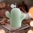 thumbnail image 4 of Safeglitz Scented Candles (Light Green), Home Decor Candles,Cactus Scented Candle, 4 of 9