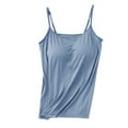 thumbnail image 4 of Medium Impact Wirefree Sports Bras Workout Tank Tops with Removable Pads, 4 of 4