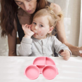 thumbnail image 5 of Placa de succión de silicona para niños pequeños, cuencos de alimentación para bebés divididos, mantel individual para bebés y niños, 5 of 5