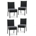 thumbnail image 1 of Gymax 4PCS PE Wicker Patio Dining Chairs Outdoor Rattan Chair Set w/ Cushions, 1 of 10