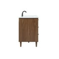 thumbnail image 6 of 48 inch single bathroom vanity in walnut brown, 6 of 16