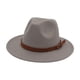 thumbnail image 3 of Sombrero Fedora Yuyangstore Unisex Engrosado Gris claro, 3 of 8