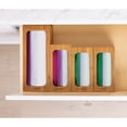 thumbnail image 3 of Seville Classics Bamboo Organizer Storage Bins, 4-Piece Set for Kitchen, Office, and Closet, 3 of 5
