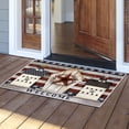 thumbnail image 1 of Non-Slip Absorbent Floor Mat | Water and Oil Resistant Doormat for Kitchen, Bathroom, and Entryway | Felt and Rubber Backing | 40x60cm Indoor Outdoor Rug for Home, 1 of 4