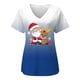 thumbnail image 1 of Uniformes médicos cortos con estampado de Papá Noel para mujer, blusa de enfermería con bolsillo, camisa de trabajo para el cuidado de mascotas, camisa de enfermera, 1 of 5