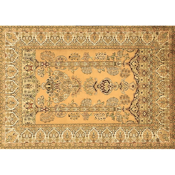 Ahgly Company Indoor Rectangle Persian Brown Traditional Area Rugs, 5' x 8'