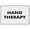 Warning Sign 2, variant on Hand Therapys Sign 8"x12", Aluminum Tin Warning Signs for Home Outdoor Garden, Durable Directional Sign for Clinic