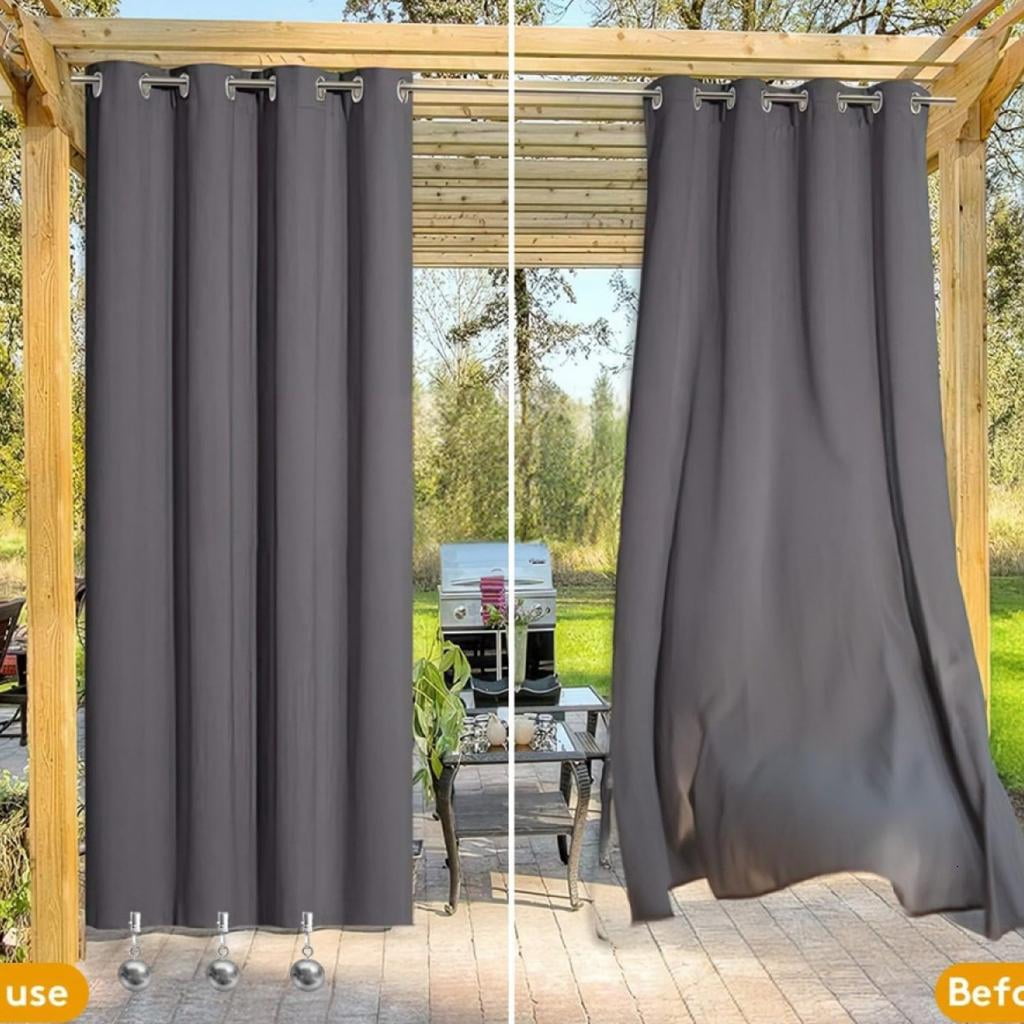 12Pcs Heavy Duty Curtain Weights Drapery Clip Keeping Curtain Panel Straight,Keep Outdoor Curtains Flag from Waving