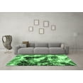 thumbnail image 3 of Ahgly Company Indoor Rectangle Abstract Emerald Green Modern Area Rugs, 6' x 9', 3 of 4